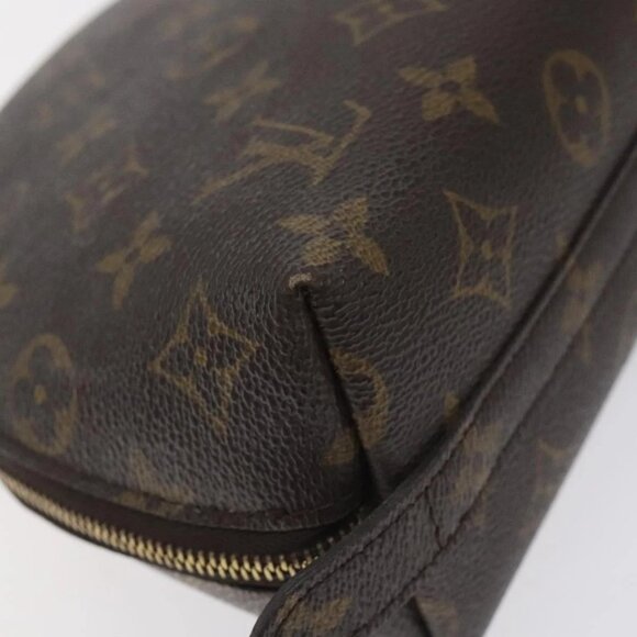 LOUIS VUITTON Monogram Trousse Demi Ronde Cosmetic Pouch M47520 LV Auth bs27472 - Picture 4 of 16